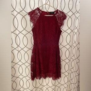 AX Paris Red Lace Cocktail Dress size 6 NWT
